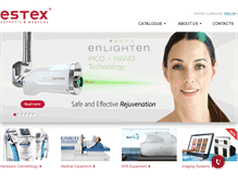 Tablet Screenshot of estex.com